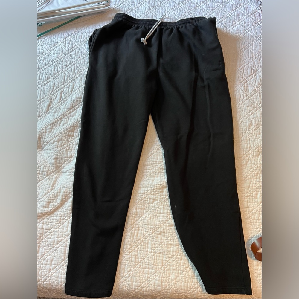 PMP110 - For the Fit, Men’s, XXL TALL, black fleece sweat pants.